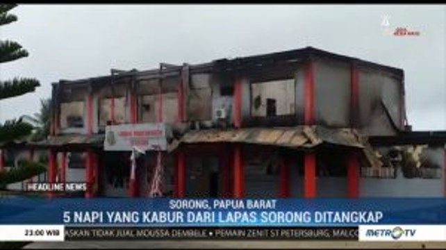 5 Napi Kabur dari Lapas Sorong Berhasil Ditangkap