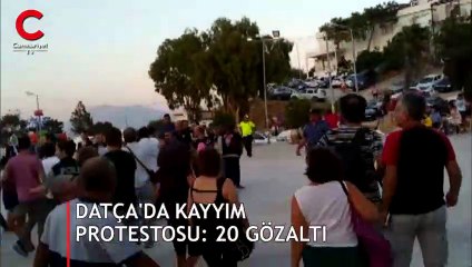 Bodrum ve Datça'da kayyım protestosu: Çok sayıda gözaltı