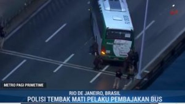 Bajak Bus, Pria Bersenjata Ditembak Mati Polisi Brasil