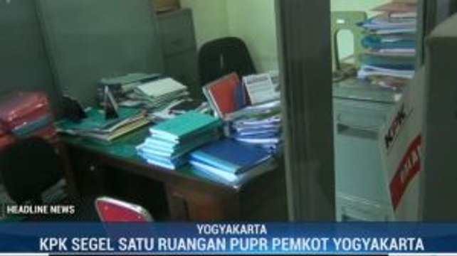 KPK Segel Satu Ruangan di Dinas PU Yogyakarta