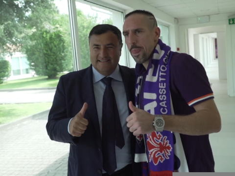 Fiorentina - La première journée de Ribéry dans son nouveau club