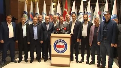 - Memur-Sen Genel Başkanı Ali Yalçın;"Masayı işletme noktasında elimizden gelen gayreti gösterdik"