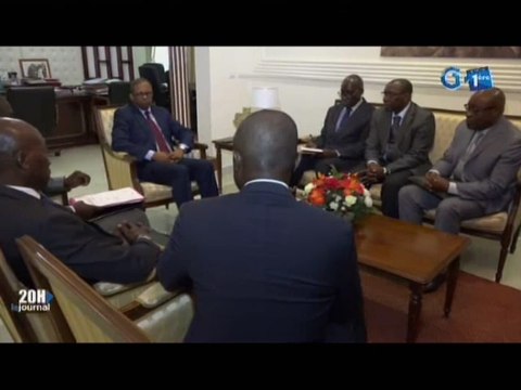 RTG/Séance de travail du ministre de l’intérieur et de la justice garde des sceaux avec les membres de l’ONG croissance saine environnement