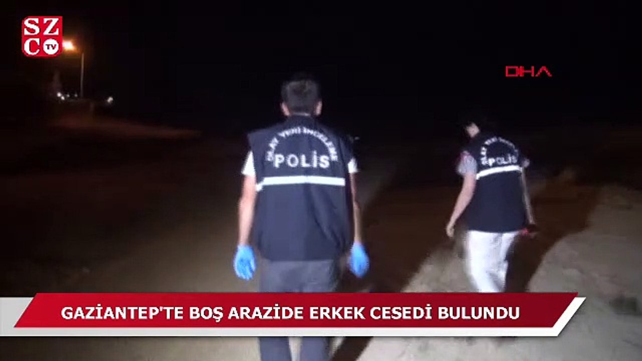 Boş arazide ceset şoku!