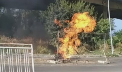 Agrigento - Scoppia tubatura del gas durante lavori di scavo, ferito operaio (22.08.19)