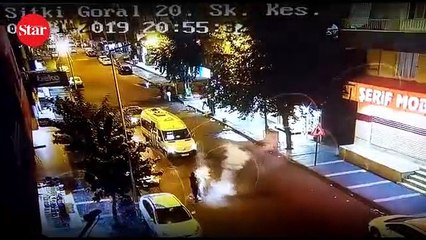 Yolcu minibüsünü ateşe veren PKK sempatizanları yakalandı