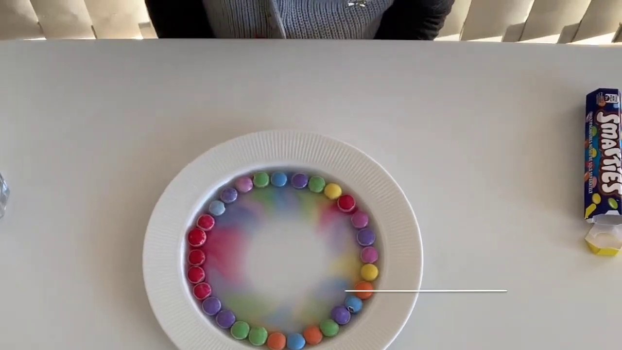 Rainbow with Smarties _ Science Experiment for Kids by Little STEM Genius