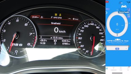 700HP AUDI RS6 Klasen 0-293km/h ACCELERATION & DRAGY GPS by AutoTopNL