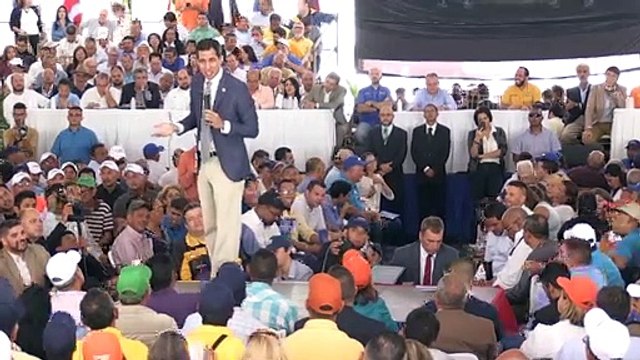 Guaidó asegura que reuniones de EEUU con Venezuela son para sacar a Maduro