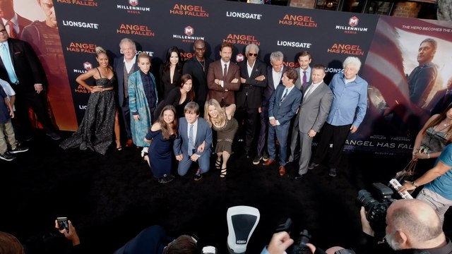 Gerard Butler, Morgan Freeman, Jada Pinkett Smith “Angel Has Fallen” World Premiere in 4K