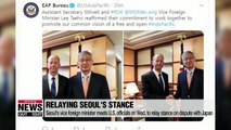 Seoul's vice foreign minister meets U.S. officials to relay stance on trade dispute with Japan