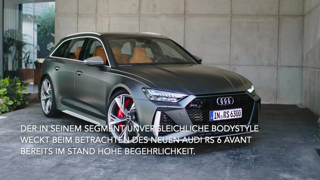 Der neue Audi RS 6 Avant - das Exterieurdesign