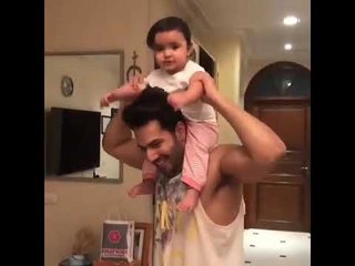 Varun Dhawan enjoys with his niece