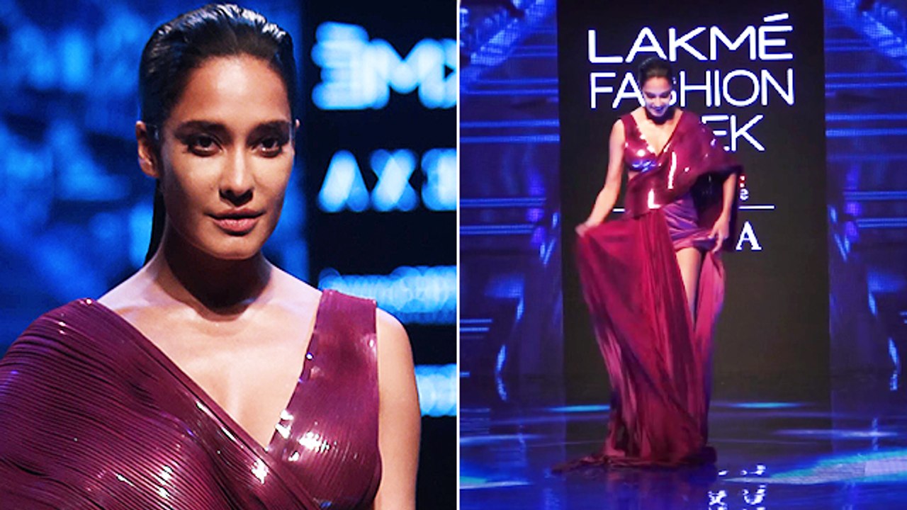 Pregnant Lisa Haydon Stumbles On Ramp At Lakme Fashion Week 2019 Day 2