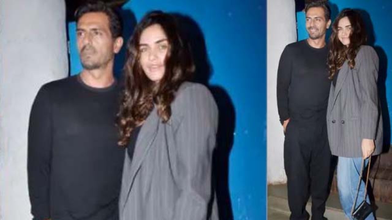 Arjun Rampal enjoys night out with girlfriend Gabriella Demetriades | FilmiBeat