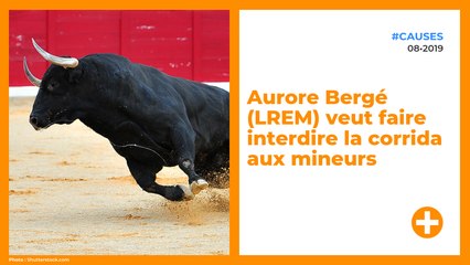 Aurore Bergé (LREM) veut faire interdire la corrida aux mineurs