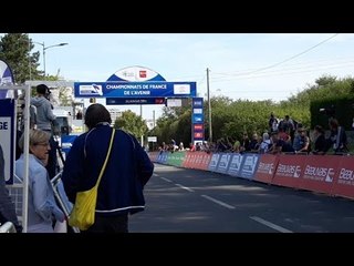 Arrivée Championnat de France Espoirs Femmes