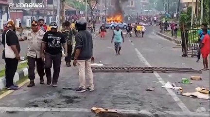 Erőszakos zavargások Nyugat-Pápuán
