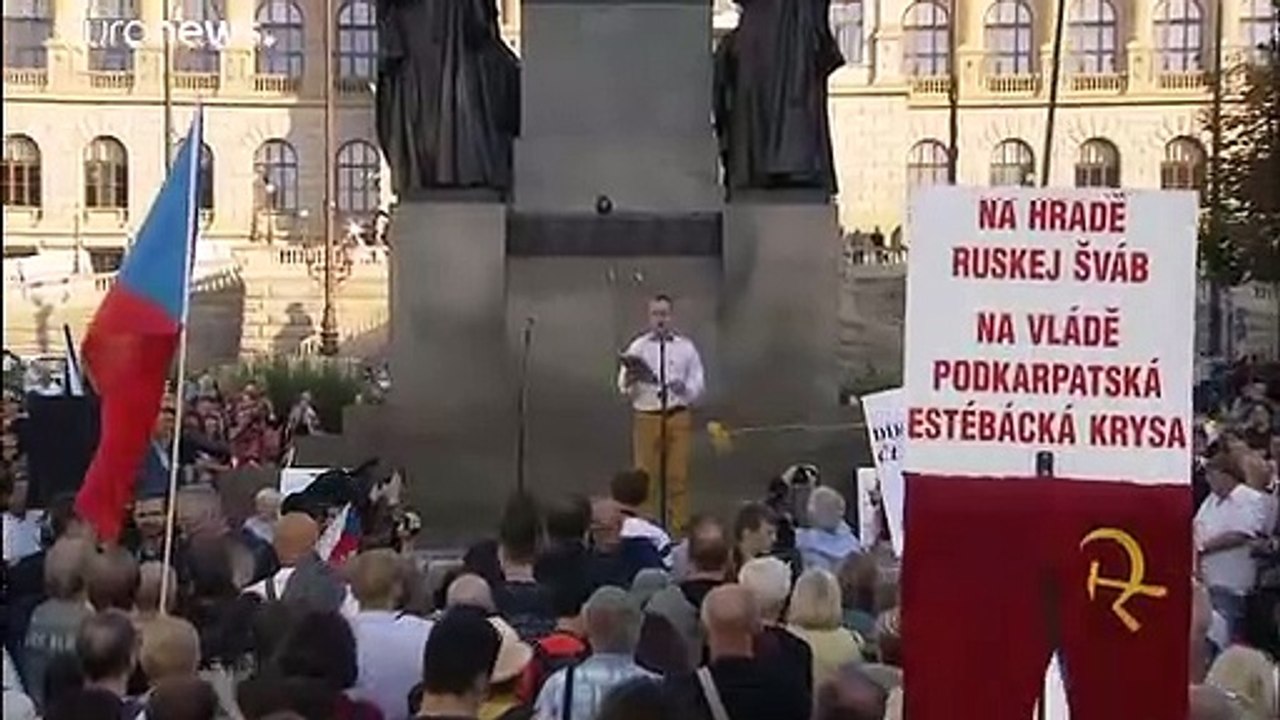 Demonstrationen in Prag