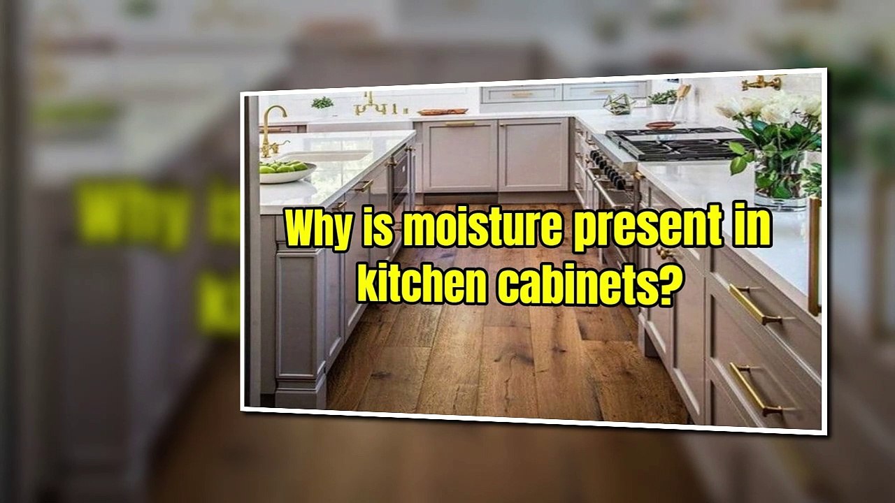 How to protect your kitchen cabinets from moisture?