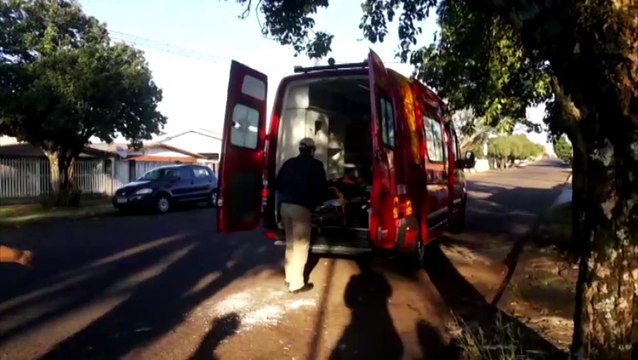 Idosa é socorrida pelo Siate no Bairro São Cristóvão