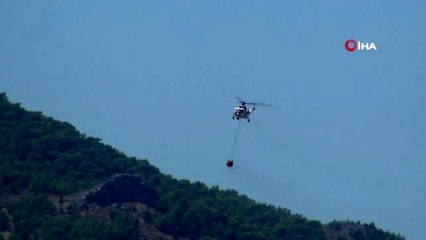 Fethiye'deki yangın kısa sürede söndürüldü