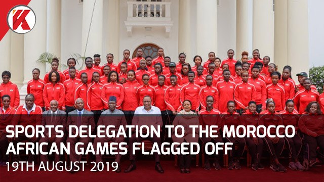 Kenyan Delegation to African Games Flagged Off