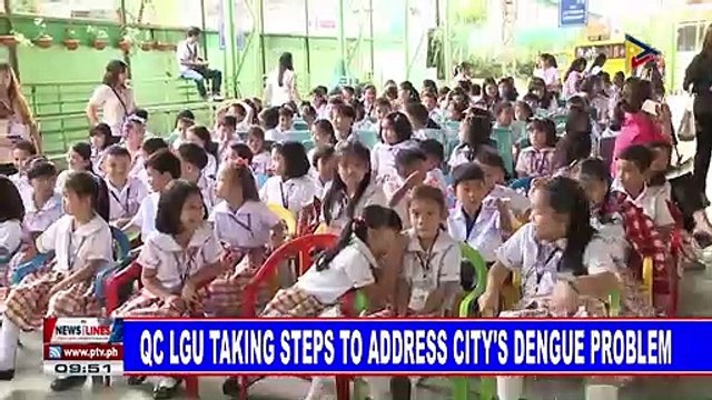 QC LGU taking steps to address city's dengue problem
