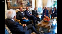 Matarella se reúne con los líderes políticos italianos