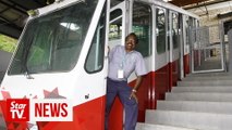 One last trip as Penang Hill train conductor