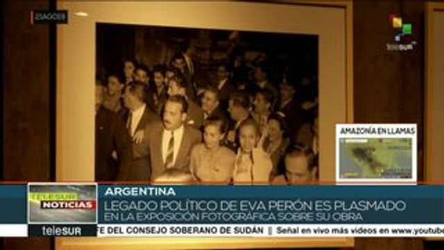 Argentina: presentan muestra fotográfica que homenajea a Eva Perón