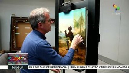 Reino Unido: conservacionistas restauran pintura sobre esclavitud