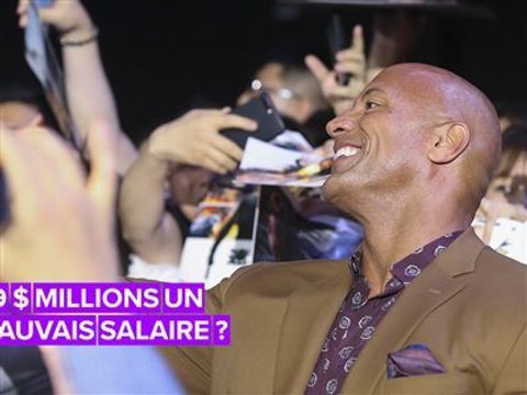 Dwayne Johnson est encore une fois l'acteur le mieux payé