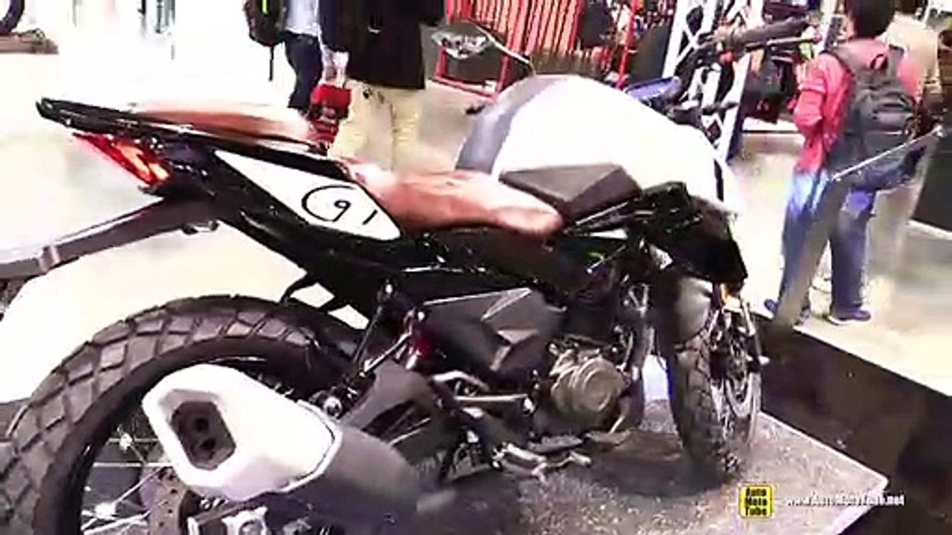 19 Fk Motors Fk12 Sx Street Scrambler 125cc Bike Walkaround 18 Eicma Milan Video Dailymotion