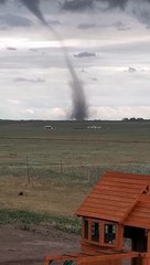 Tornado Turns Up Dirt in Wyoming
