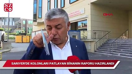 Kolonları patlayan binanın raporu hazır