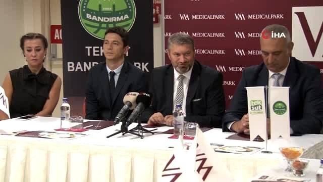 Teksüt Bandırma BK'nın sağlık sponsoru VM Medical Park Bursa oldu