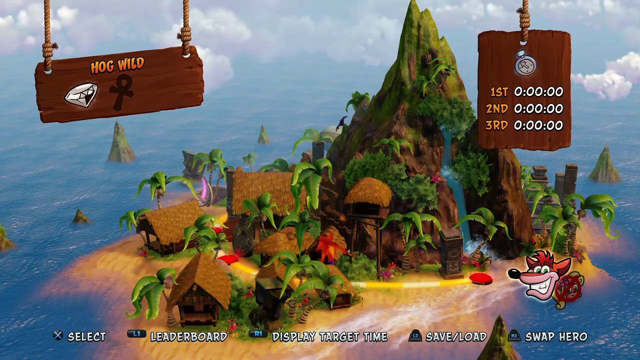 Who can collect the most apples playing Crash Bandicoot in the desert