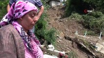 Kozlu'da kuvvetli yağış sonrası heyelan: 6 ev kullanılamaz hale geldi