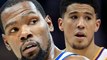 Kevin Durant Gets Into A HEATED Twitter Fight Defending Devin Booker For Being UPSET At Double Team!