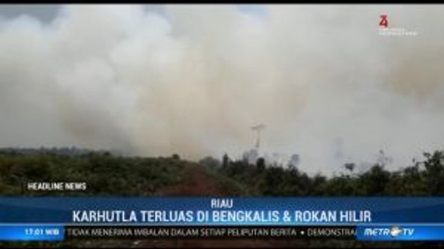 Pemadaman Karhutla di Riau Terkendala Medan yang Sulit
