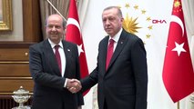 Erdoğan KKTC Başbakanı Ersin Tatar ile Başbaşa Görüştü