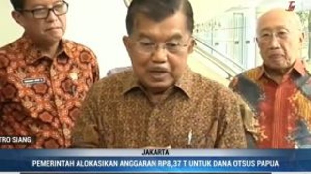 Pemerintah Alokasi Dana Otsus Rp8,37 Triliun Untuk Papua