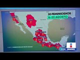 En 72 horas, asesinan a 20 mujeres en México | Noticias con Yuriria Sierra