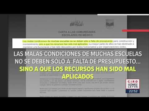 Gobierno acepta carencias indignantes en las escuelas | Noticias con Ciro Gómez Leyva