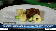 Roasted Lamb and Basil Parmesan Crusted Potatoes