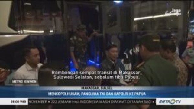 Menko Polhukam, Panglima TNI dan Kapolri ke Papua Hari Ini