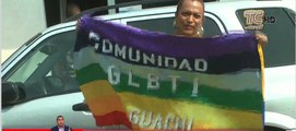Comunidad GLBTI del cantón Yaguachi, protesta por la agresión de uno de sus miembros