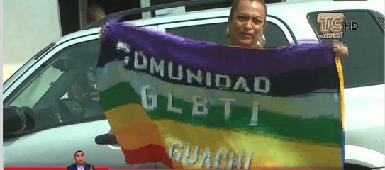 Comunidad GLBTI del cantón Yaguachi, protesta por la agresión de uno de sus miembros