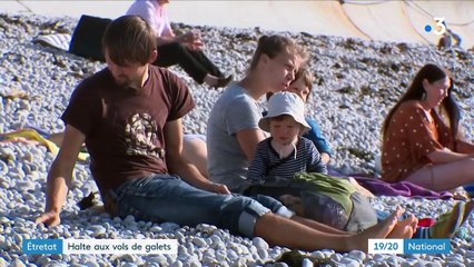 Etretat : les riverains excédés par les vols de galets